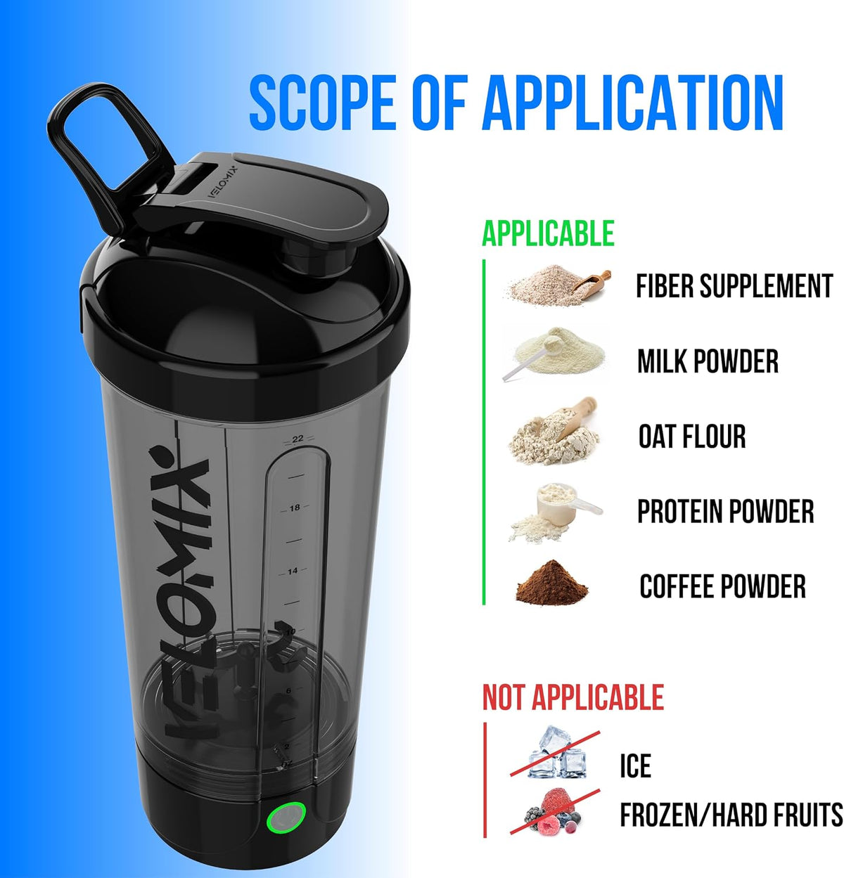 Electric Protein Shake Mixer
