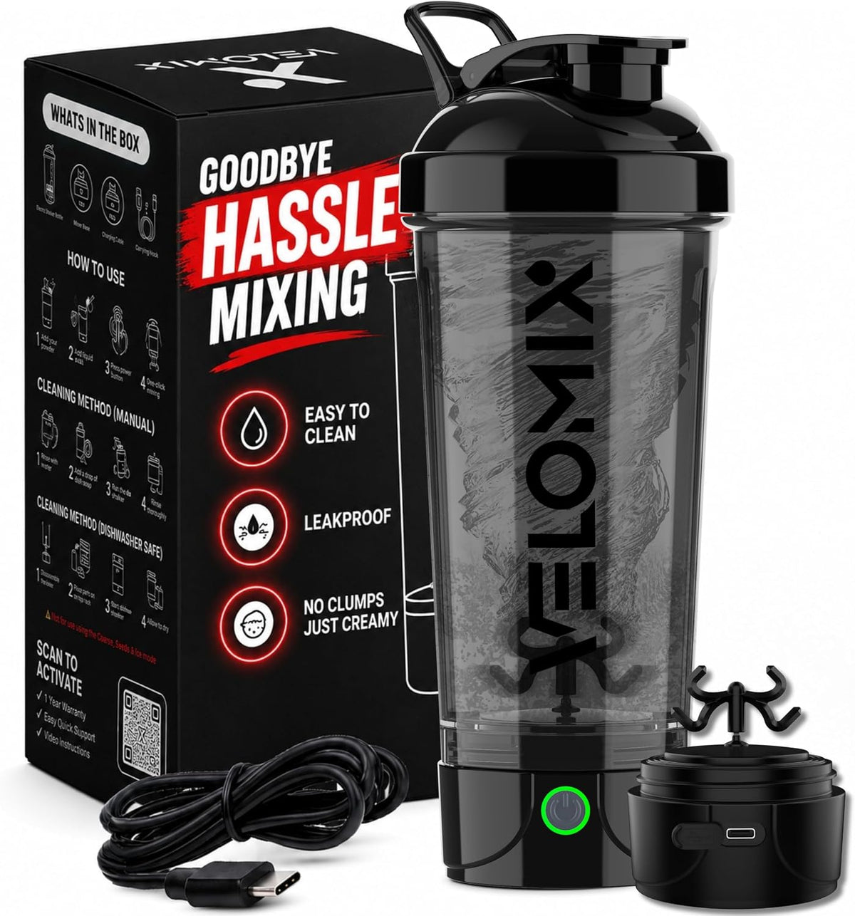 Electric Protein Shake Mixer